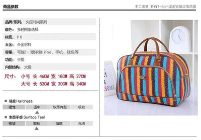 Fashion Cartoon Print Travel Bags for Women