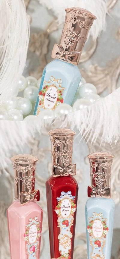 Beauty Glazed  Mirror Flower Lip Gloss  Lipstick Strawberry Rococo Collection Little Angel Lip Cream Lipstick 3.5g