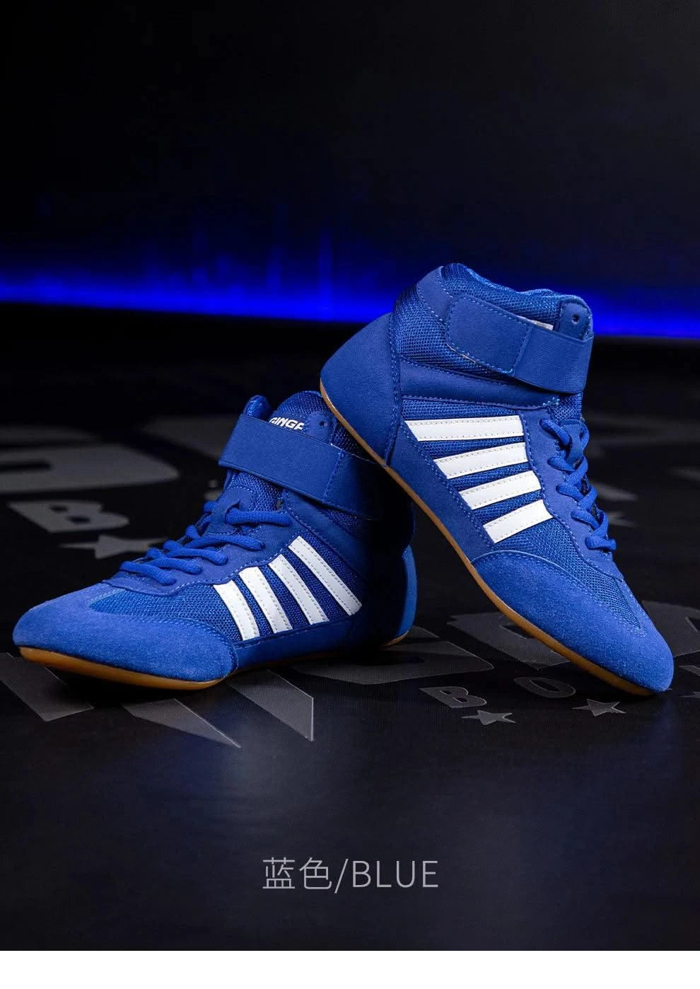 Boxing wrestling shoes children's adult training men women combat fighting Sanda high top shoes boots strength weightlifting gym