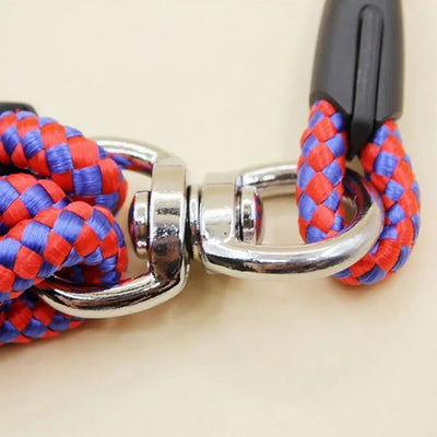 Durable 3 Way Couplers Rope Safety Cord Triple Pet Leashes Pet Supplies Braid Pet Rope Puppy Rope Leash Leash Lead Pet Leashes