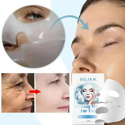 Water -Soluble Collagen Face Mask Shrink Pore Deep Moisturizing Overnight Mask Anti-Wrinkle Hydrating Brightening Face Skin Care