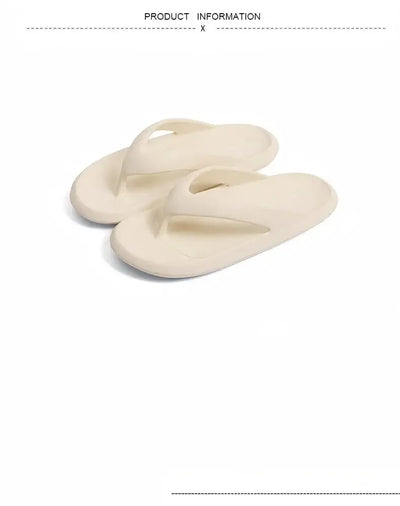 Women's Classy Flip-Flops for Women, Summer Flip-Flops for Beach Couples, New Thick-Soled Outer Wear Sandals for Men, Bathroom Bathing Non-Slip Slippers