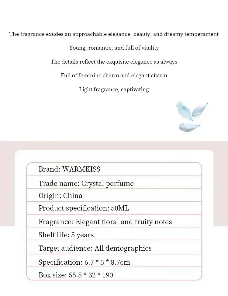 Luxury diamond women’s perfume spray flirting long-lasting fresh floral and fruity fragrance romantic attractive