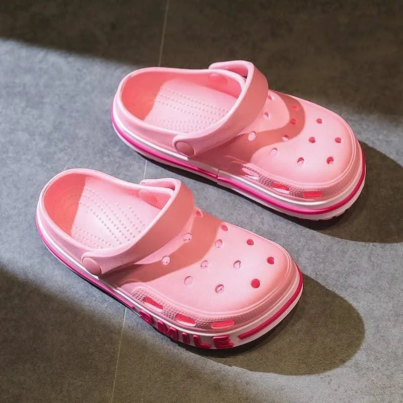 Luxury Children Clogs Girls Boy Slippers Sandals Summer Beach Indoor Slides Thick Sole Comfortable Sports Boy Shoes Slippers