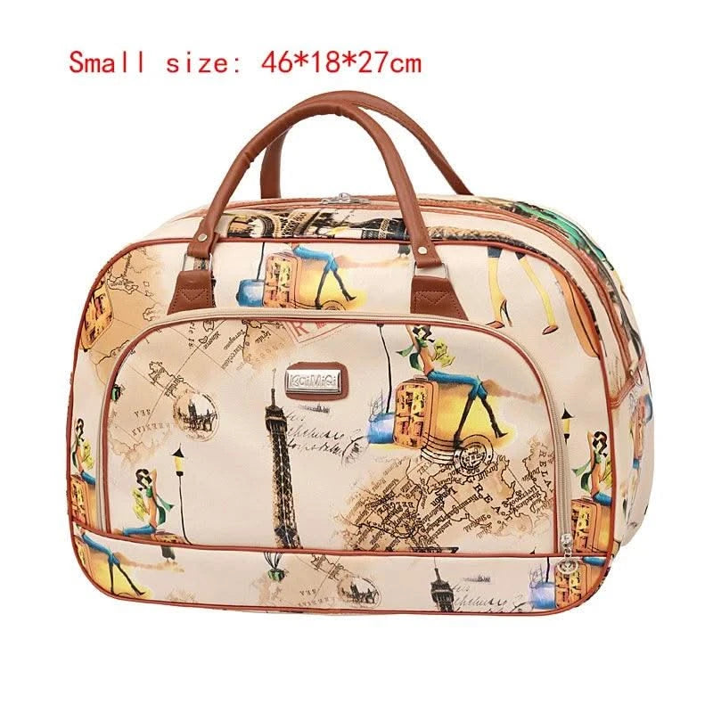 Fashion Cartoon Print Travel Bags for Women