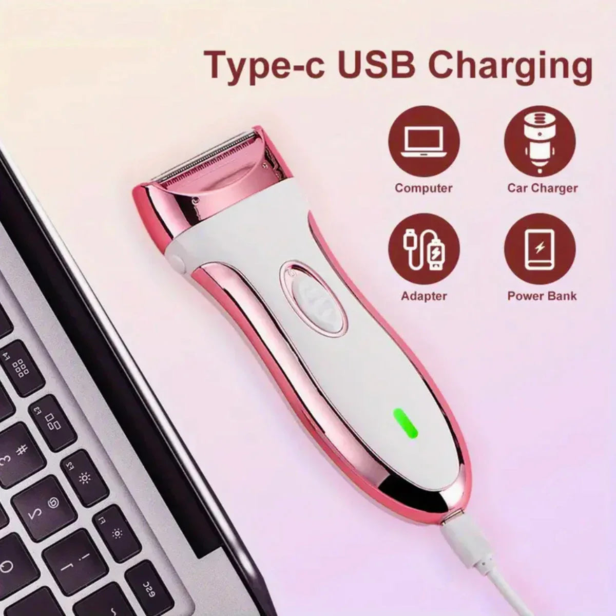 Electric Women Epilators Shavers Razors Trimmers for Women on Private Area and Leg Armpit Back Hair, Girls Bikini Epilators