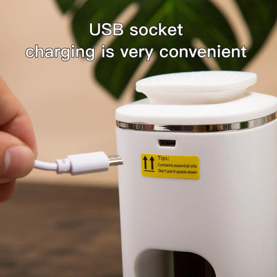 Car Diffuser Room Fragrance High End Products Air Freshener Essential Oils Air Purifier USB Rechargeable Vibration Sensor Switch