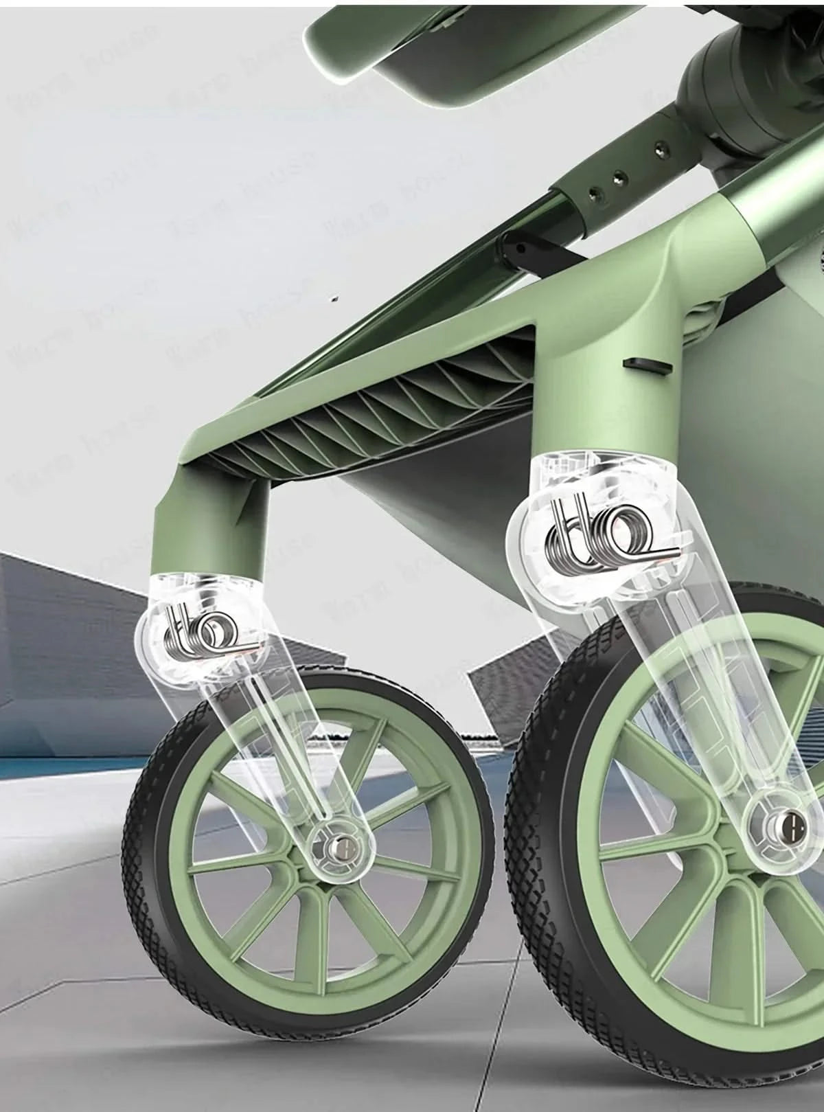 Portable High-view Baby Stroller Two-way Portable Baby Stroller Foldable Children's Four-wheel Baby Stroller 0-3 Years Old