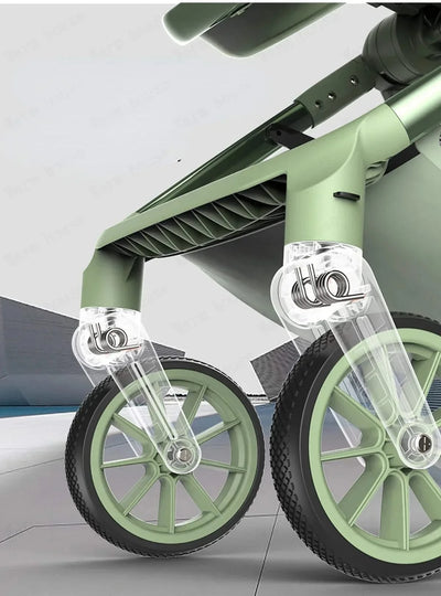 Portable High-view Baby Stroller Two-way Portable Baby Stroller Foldable Children's Four-wheel Baby Stroller 0-3 Years Old