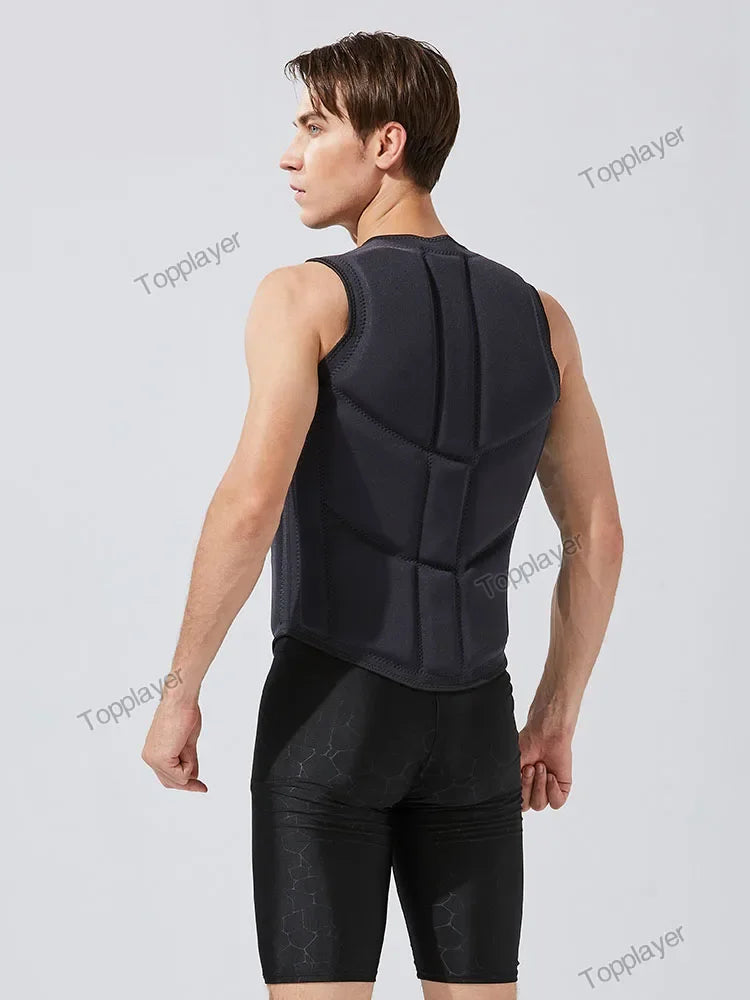 Wakesurf Life Jacket for Adults Comp Vest CE Approved Neoprene Premium Quality Impact Vest Watersports Life Jackets