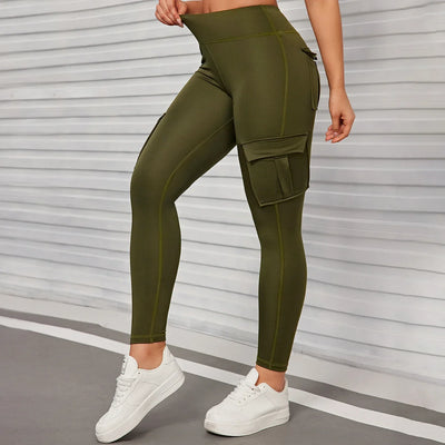 Pockets High Waist Hip Lifting Women Leg gings Activewear