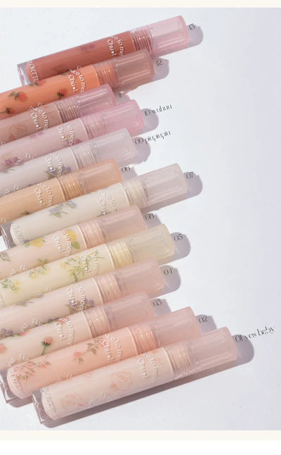 FLORTTE Beauty Lip Lasting Tint First Kiss Series Water Glossy Nice To Meet Chu Blooming Liquid Lipstick Makeup Women Cosmetics