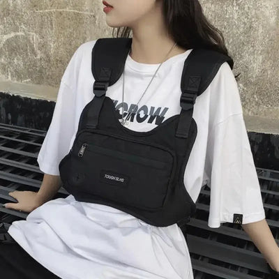 Fanny Pack Belt Bags Chest Bag Men Women Sports Vest Backpack Casual Work Waistpack