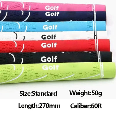 5Pcs Golf Grips Multiple Colors Grip Rubber Non-slip Standard Golf Club Grips Iron and Wood For Men And Women Golf Accessories