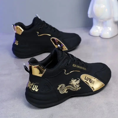 Women Designer Sneakers 2025 Summer Leather Waterproof Casual Sports Shoes Women Lightweight Breathable Non-slip Platform Shoes