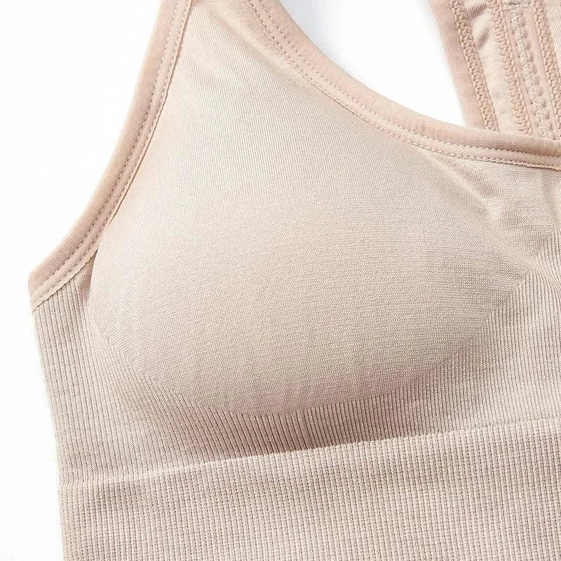 Women Top Wireless Bralette Push Up Seamless Cross Bra