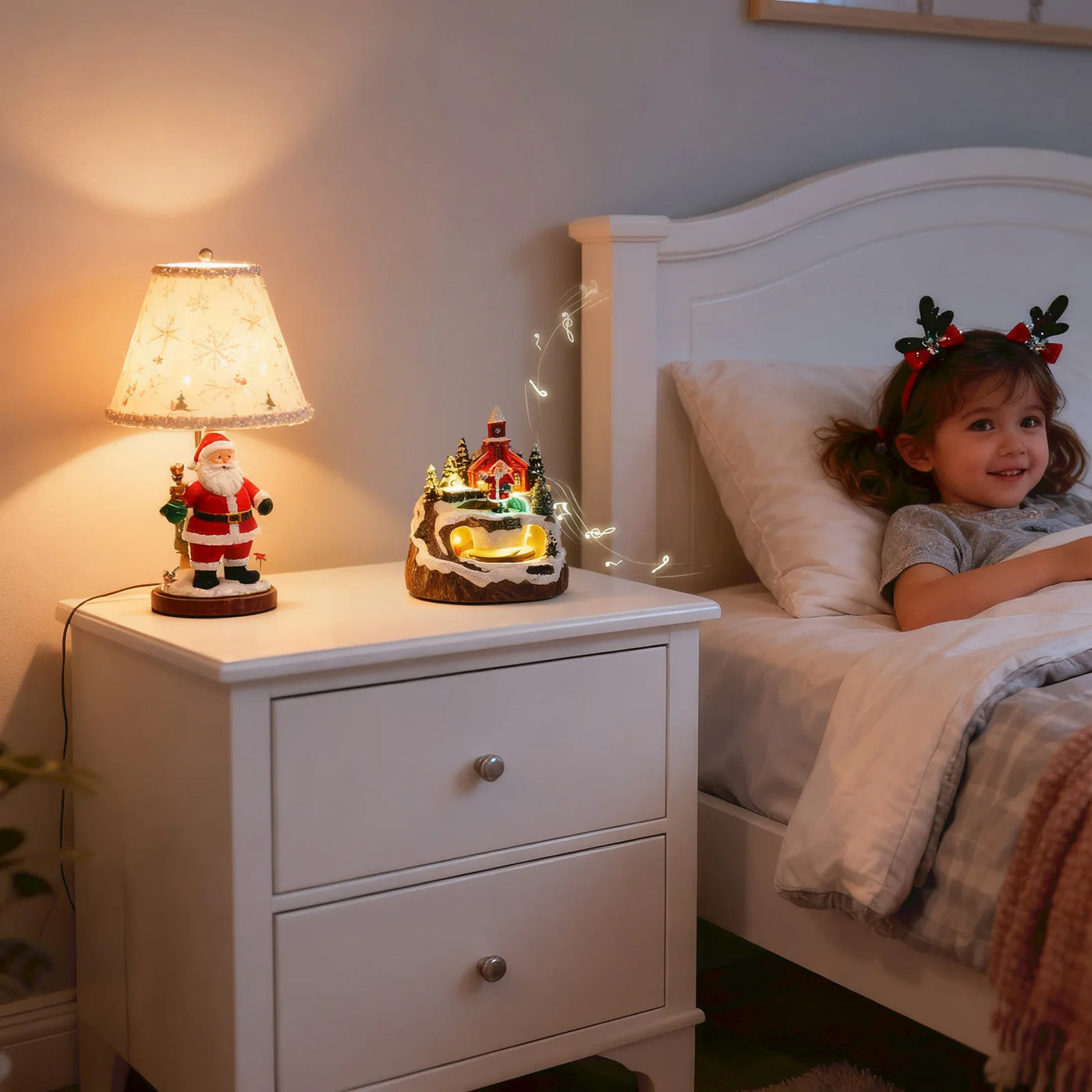 Christmas Ornaments Luminous Old People And Children Snowman Ornaments Holiday Decoration Popular Network Celebrity Small Gifts