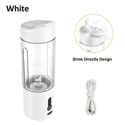 Portable Blender Smoothies Mini Portable Juicer Blender USB Rechargeable Portable Blender for Smoothies Fresh Fruit Juice Mixer