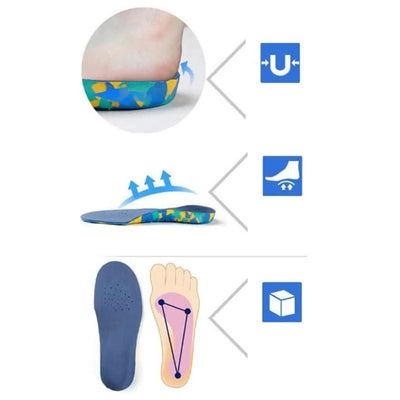 Kids Children Orthotics Insoles Correction Care Tool for Kid Flat Foot Arch Support Orthopedic Insole Soles Sport Shoes Pads
