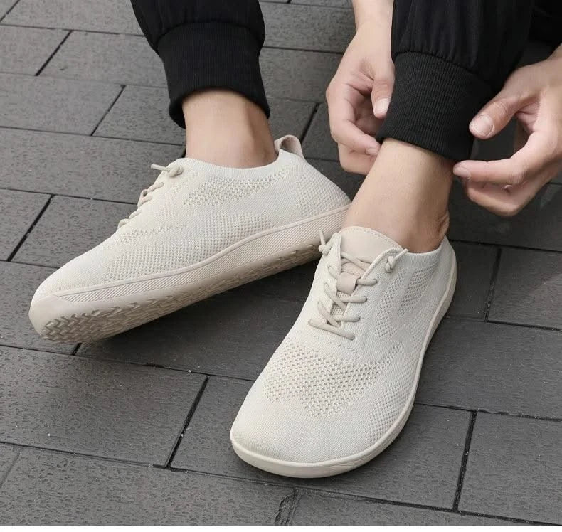Wide Toe Barefoot Shoes Mens Womens Minimalist Walking Sneakers Shoes | Zero Drop Sole | Breathable Mesh Cross Training Shoes