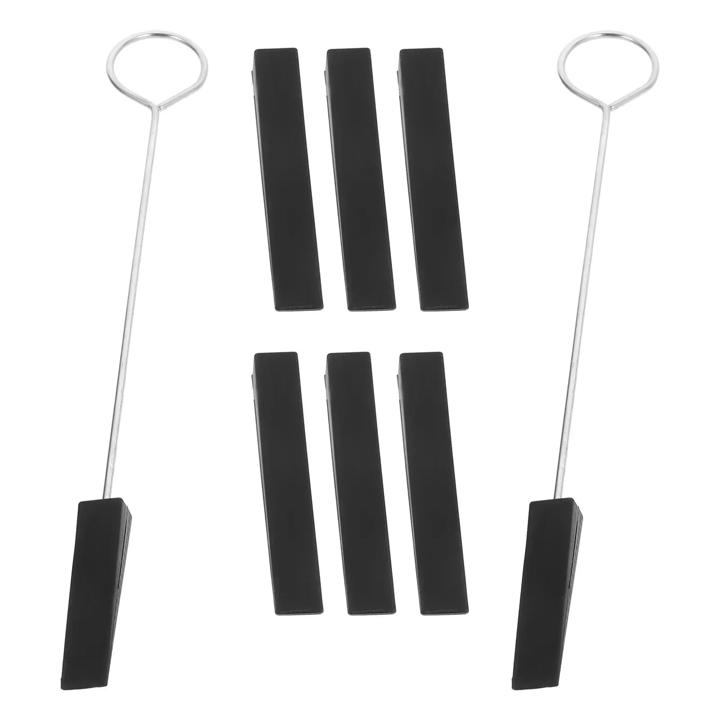 1 set Piano Tuning Tools Rubber Metal Durable Mute Forks Long Strips Simple Easy Use Repair Set For Professionals Piano Tuning