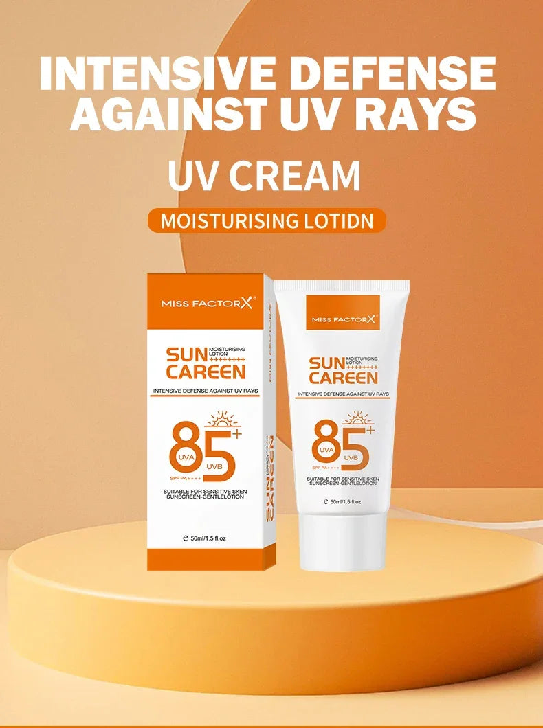 Mild sunscreen, broad-spectrum SPF moisturizing formula, lightweight sunscreen, vegetarian, suitable for facial and body skincar