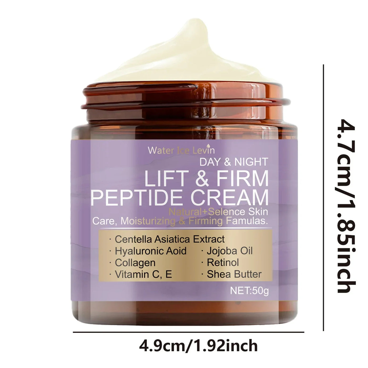 Firming Peptide Powerful Day and Night Cream, Brightening and Hydrating Skin Renewal Cream, Anti-Aging Facial Moisturizer