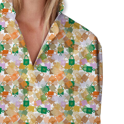 New Fashion Women Shirt Casual Loose Blouse Three Quarter Sleeve Versatile Temperament Female Shirts Women Shirts