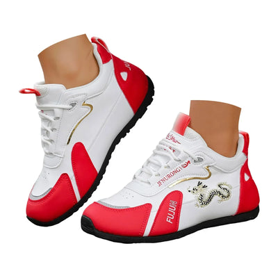 Women Designer Sneakers 2025 Summer Leather Waterproof Casual Sports Shoes Women Lightweight Breathable Anti-Slip Platform Shoes