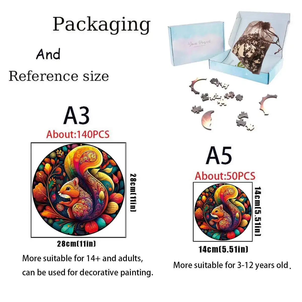 Fox montessori educational toys for children wooden puzzles brain trainer games animal puzzle board set toy