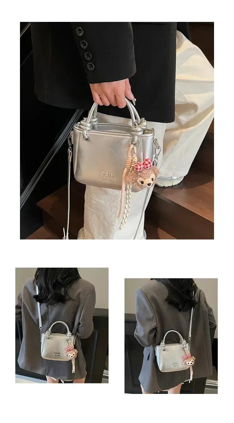 2025 unique women’s handbag designer shoulder purse minimalist bucket & square bag versatile crossbody for work
