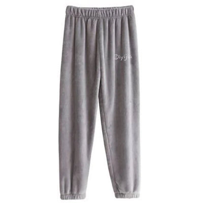 Autumn Winter Warm Flannel Fleecing Women Pyjamas Sets Thick Coral Velvet Long Sleeve Cartoon Sleepwear Thin Flannel Pajamas Set