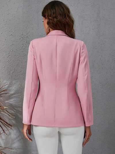 New in Autumn Winter New Blazers for Women Clothing Autumn and Winter Solid Color Fashion Casual Suit Slim Blazers Women