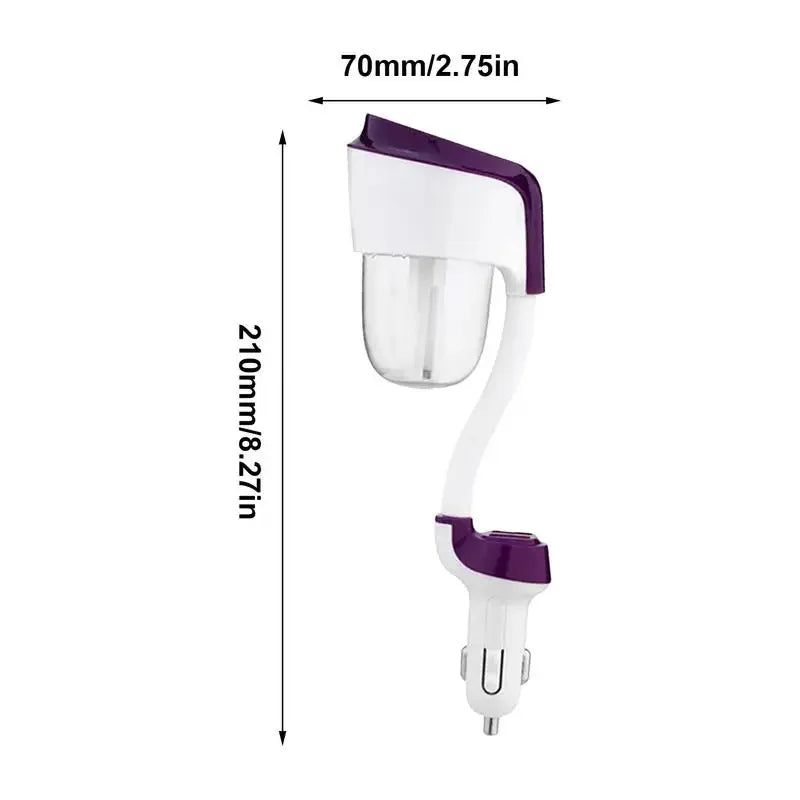 Car Humidifier Diffuser Small USB Air Scent Humidifier Vehicle Fragrance Oil USB Scent Mist Purifier Aromatherapy For Workplace