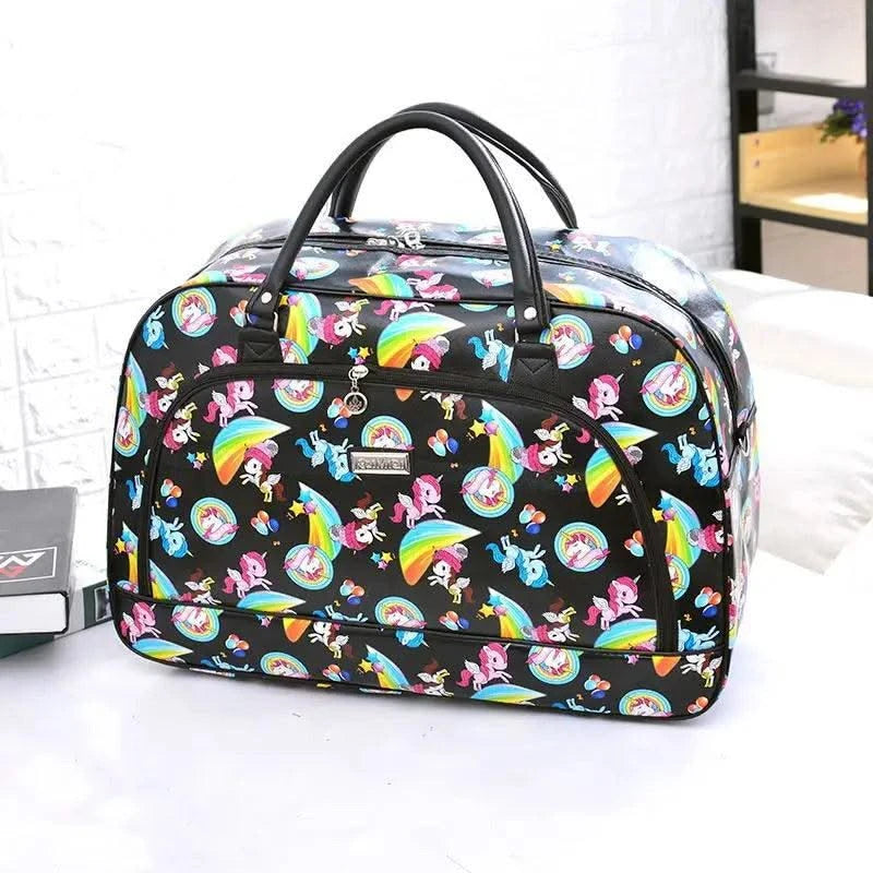 Fashion Cartoon Print Travel Bags for Women