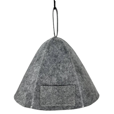 New Cute Russian Sauna Caps With Spot Printing Fashion Felt Sauna Hats with Hanging Loop