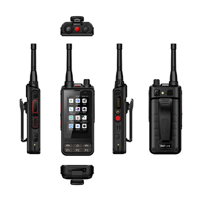 New ANYSECU W6PLUS Android 10 4G Network Radio UHF 400-470Mhz Analog Walkie Talkie WIFI Unlocked Work With REAL-PTT ZELLO