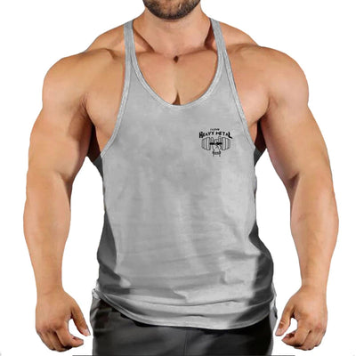 Fitness Clothing Bodybuilding Shirt Men Top for Fitness Sleeveless Sweatshirt Gym T-shirts Suspenders Man Men's Vest Stringer