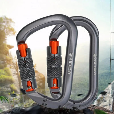 Practical Climbing Clip Climbing Equipment Smooth Surface Ultra-light Climbing Carabiner for Mountaineering