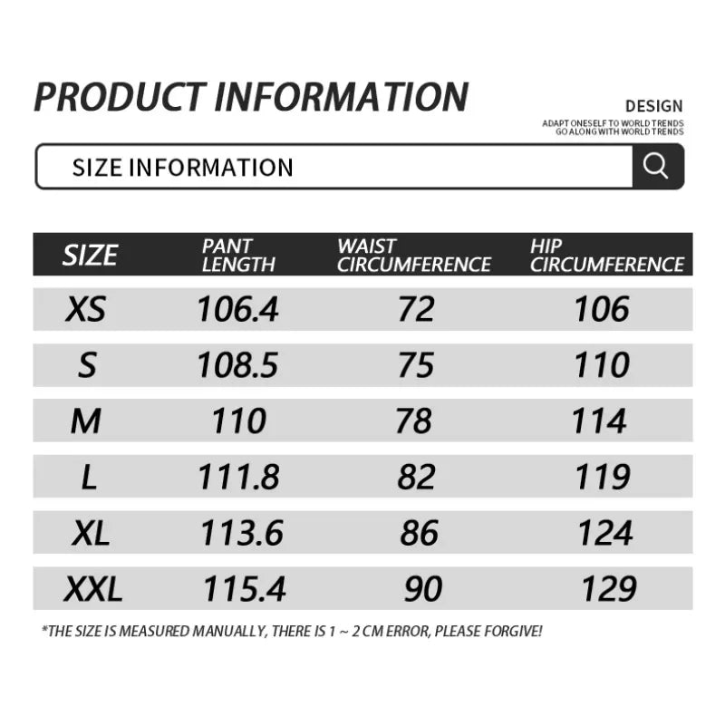 Men Casual Joggers Pants Fashion Streetwear Oversized Sports Wide Leg Pants Hip Hop Y2k Sweatpants High Waist Baggy Trousers