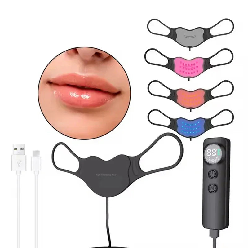 Photon Infrared Red Lights Therapy Lip Masks 4 Modes Lip Beauty Products Reduce Lip Lines Skincare LED Light Brighten Lip Device