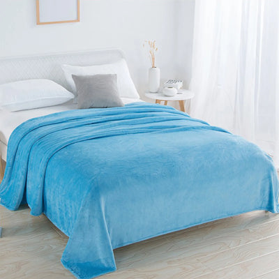 Fleece Blankets Single Twin Blanket For Bed Full Size Fleece Throw Blanket Warm Blankets For Winter Shoulder Knee Cozy Blanket