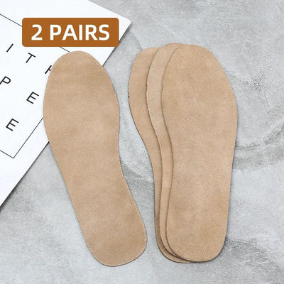 Deodorant Trimmed Cowhide Insoles for Children Shoe Insole Trimmable Men's Sneakers Ankle Boots for Women Sneaker Women's Boot