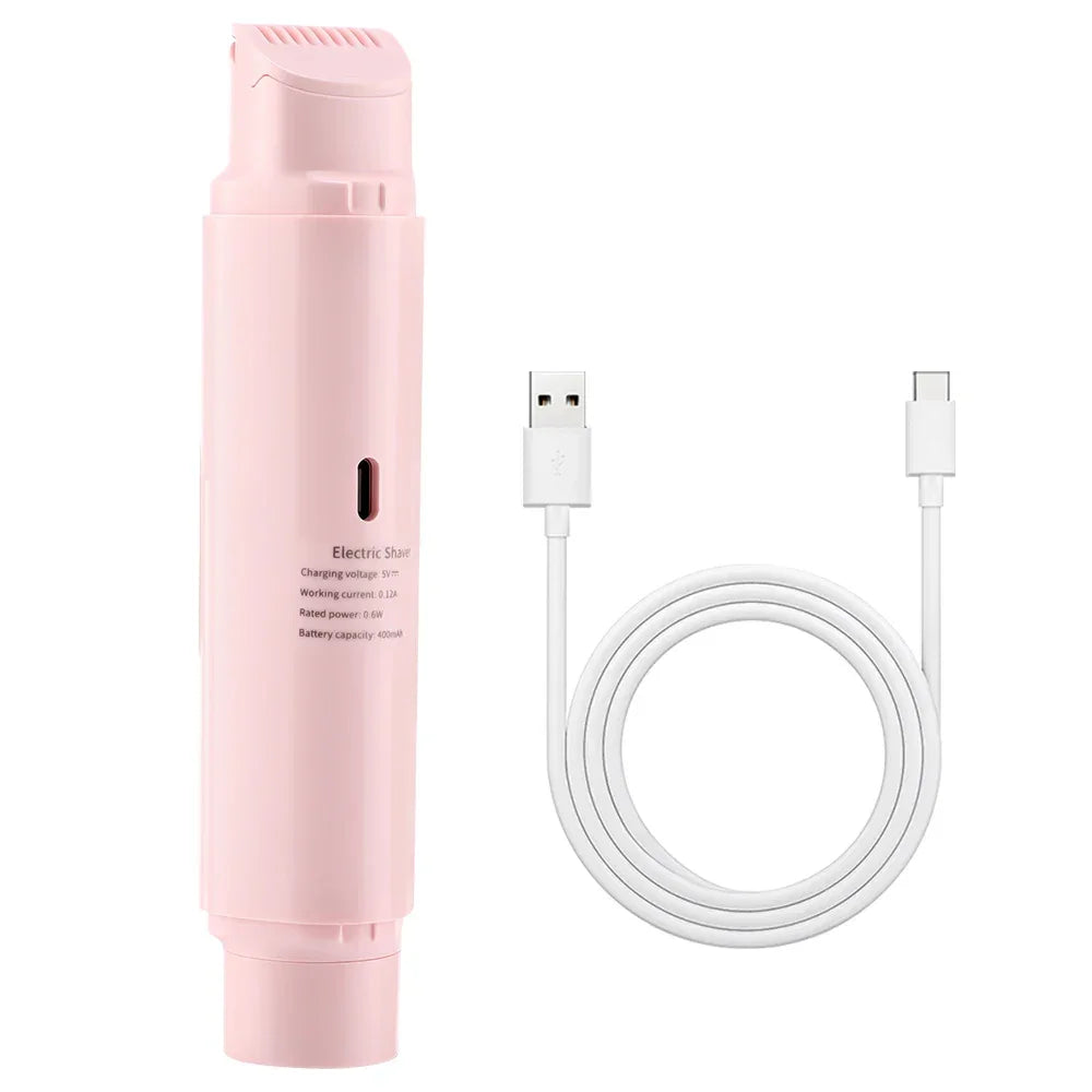 Electric Razors for Women Painless Ladies Epilator Facial Mustache Shaver Bikini Underarms Legs Trimmer Electric Hair Removal