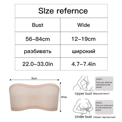Women's Sexy Strapless Bra