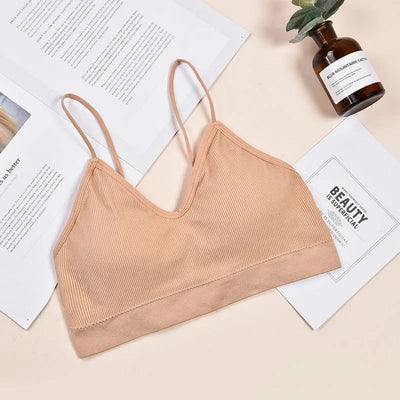 Women Bralette Wireless U-shaped Beautifying Bra