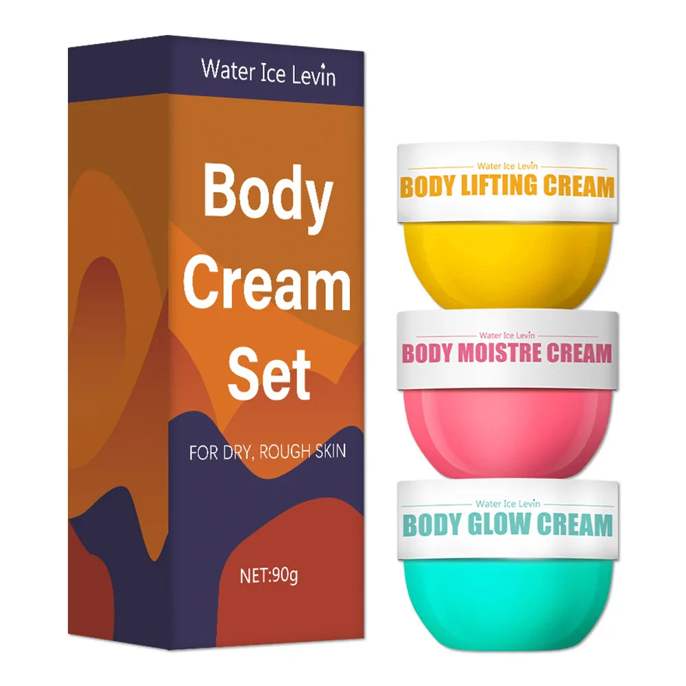 3-Piece Skin Care Set, Body Brightening Cream, Firming Body Cream, Body Moisturizer, Firming and Lifting Skin Set