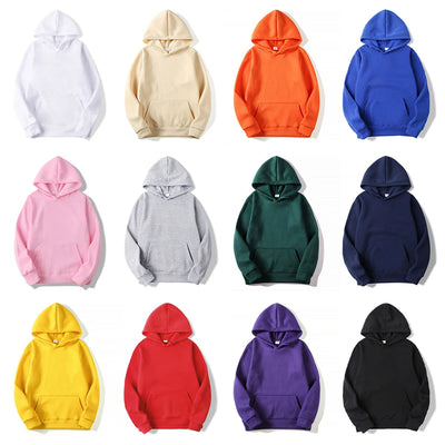 Blank Fleece Fashion Hoodies Men Pull Over Wholesale Hooded Sweatshirt Unisex Cheap Solid Capucha Hoodie In Bulk Sudaderas Con