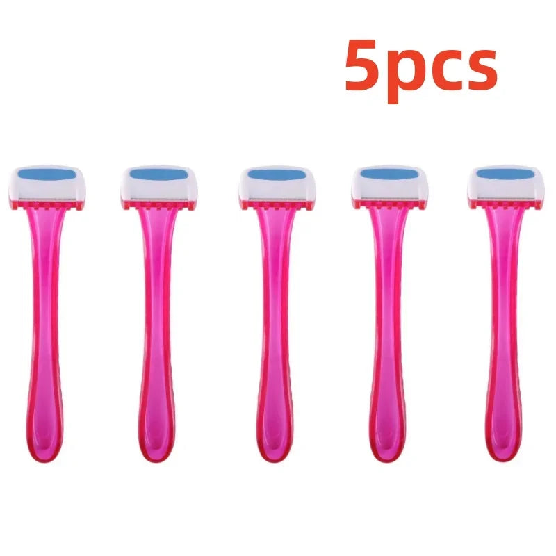 Women's safety razor blade facial/leg/armpit/bikini beauty hair removal razor，cc005
