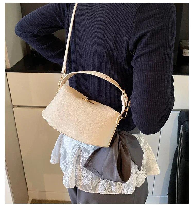 Fashionable designer tote bag for women premium leather crossbody shoulder handbag ladies elegant evening